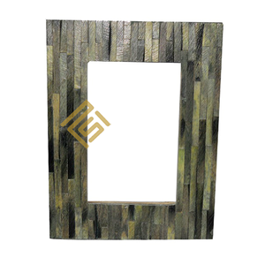 Article artisanal indien prix de gros produit conception personnalisée corne os cadre photo résine bois haute qualité meilleure vente - Product Image 2