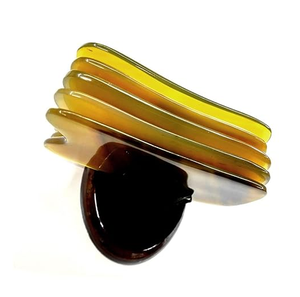 Masajeador facial de cuerno de búfalo con diseño personalizado, masajeador Gua Sha, herramienta de raspado de grado Gua Sha, masaje, superventas - Product Image 3