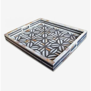 Bandeja de servicio de chocolate de diseño moderno Bandeja de servicio de chocolate de decoración Eid de mesa de alta calidad en precio al por mayor - Product Image 1