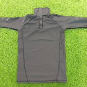 Maillot de compression de hockey sur glace avec logo personnalisé, protection de cou résistante aux coupures en Kevlar, manches longues, couche intérieure pour athlètes professionnels - Product Image 1