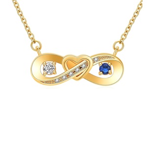 Colgante de urna de amor infinito dorado, cadena de serpiente de acero inoxidable, joyería de cremación para cenizas, collares de recuerdo para mujer, urna de tamaño personalizado - Product Image 5