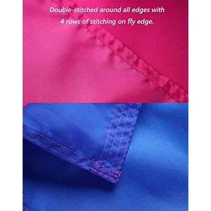 Paquete de 10 Banderas Bisexuales de 3x5 pies, Banderas Bi Resistentes para Exteriores Hechas en EE. UU., Bandera del Orgullo Bisexual de Colores Vivos en Poliéster - Product Image 3