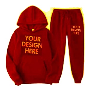 Sudadera con capucha de alta calidad para hombre, ropa de calle de talla grande, moda para hombre, sudaderas en blanco, Jersey personalizado de algodón OEM - Product Image 2