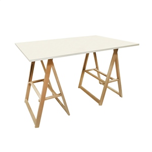 Kit de tapa para mesas de comedor WELL HOME con dos caballetes - Product Image 1