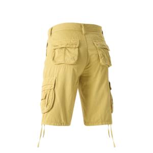 Pantalones Cortos Deportivos de Lona 100% Algodón, Diseño Holgado, Logotipo Personalizado en la Parte Delantera, Secado Rápido, Pantalones Cortos Casuales de Verano para Hombre - Product Image 4