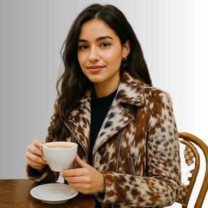 Chaquetas de Cuero Genuino Transpirables para Mujer, Nuevas 2026, con Tela de Lona, Último Diseño, con Logotipo Personalizado, Pelo de Vaca, Gran Venta - Product Image 4