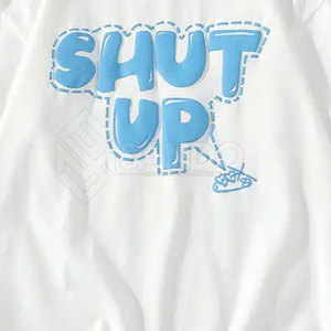 เสื้อยืดผ้าฝ้าย100% พิมพ์ลายพัฟสำหรับผู้ชายเสื้อแฟชั่นใส่สบายทรงหลวม - Product Image 4