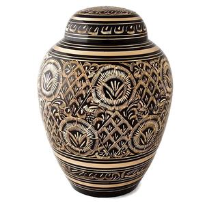 Hermosa urna de cremación decorativa de Metal sólido conmemorativo para adultos, hombres, mujeres, grandes urnas de cremación de latón para cenizas humanas - Product Image 5