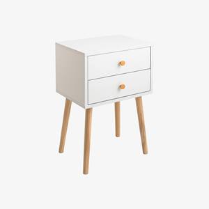 2025ตู้ข้างเตียงสไตล์เรียบง่ายและทันสมัยล่าสุดตู้ขาไม้เนื้อแข็ง - Product Image 5