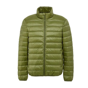 Doudoune Homme Ultra Légère, Veste d'Hiver Coupe-Vent Chaude à Col Montant, Parka Matelassée Légère - Product Image 1