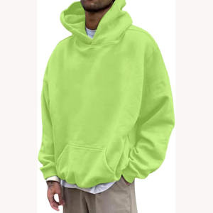 Vente en gros de sweat-shirts à manches raglan 100% polyester, personnalisables, surdimensionnés, pour hommes, teinture unie, service OEM disponible, printemps - Product Image 5