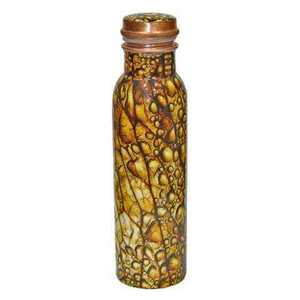 Trending Design Melons Enamel Printed Pure <b>Copper</b> <b>Water</b> <b>Bottle</b> Good for Kids School Yoga Office Usage <b>Copper</b> <b>Water</b> <b>Bottle</b> - Product Image 1