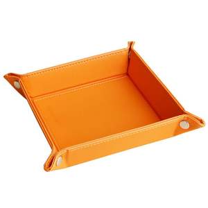 ถาดเสิร์ฟหนังทรงโค้งมนดีไซน์ทันสมัยถาดสำหรับตกแต่งในร่มถาดสำหรับงานรื่นเริงและงานแต่งงาน - Product Image 2