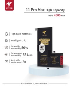 FLYCDI Meilleures Ventes Fabricant <span class=keywords><strong>Batterie</strong></span> de Téléphone Portable Pour <span class=keywords><strong>Iphone</strong></span> <span class=keywords><strong>11</strong></span> <span class=keywords><strong>11</strong></span> Por Max Batteries Rechargeables - Product Image 6