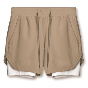 Pantalones cortos de entrenamiento para hombres Pantalones cortos transpirables de secado rápido para hombres Pantalones cortos flexibles hechos de poliéster para hombres - Product Image 4