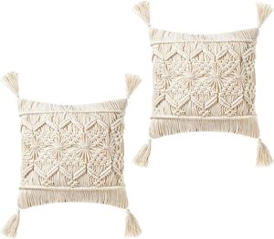 Housse d'oreiller en macramé faite à la main pour canapé, canapé, lit, ferme, chaise, salle à manger, Patio, extérieur, voiture OEM - Product Image 1