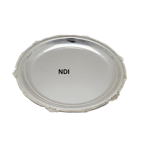 ถาดเสิร์ฟอาหารชุบนิกเกิลแวววาวถาดเสิร์ฟอาหารแบบโลหะสไตล์ทันสมัยอุปกรณ์สำหรับโรงแรม - Product Image 1