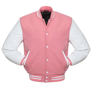 Chaqueta de béisbol de invierno de talla grande personalizada diseño universitario bordado de cuero de oveja Lettermen CollegeBaseballjacket para hombres - Product Image 5