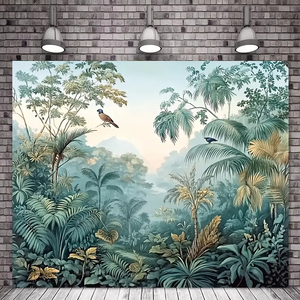 Papel pintado y mural <span class=keywords><strong>de</strong></span> bosque 3D con paisaje natural europeo para la pared <span class=keywords><strong>de</strong></span> <span class=keywords><strong>TV</strong></span> <span class=keywords><strong>de</strong></span> la sala <span class=keywords><strong>de</strong></span> estar, decoración del dormitorio. - Product Image 2