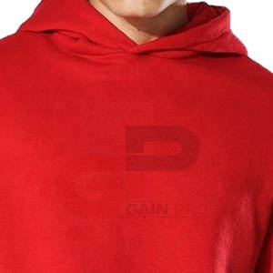 เสื้อฮู้ดโอเวอร์ไซส์สำหรับผู้ชายแขนยาวเสื้อมีฮู้ดโอเวอร์ไซส์ลำลองทำจากวัสดุที่ดีที่สุด - Product Image 4