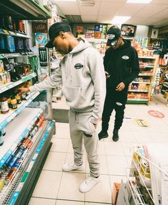 Ensemble survêtement en molleton personnalisé avec logo, sweat-shirt et pantalon de jogging pour homme, broderie - Product Image 5