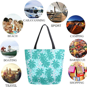 Offre Spéciale écologique grande capacité réutilisable toile coton sac long manche Shopping sac fourre-tout avec Logo personnalisé - Product Image 2