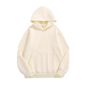 Sudadera con capucha cuadrada personalizada para hombre, poliéster/algodón, ajuste extragrande, impresión Digital, ropa de invierno bordada, 340g - Product Image 3