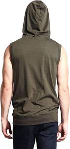 Cotton Spandex High Quality Custom logo Design Print Gym Stringer tank <b>Sleeveless</b> <b>Hoodies</b> - Product Image 2