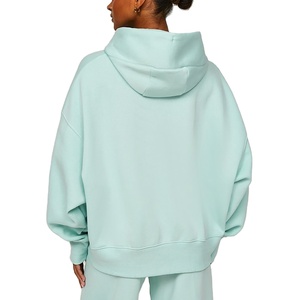 Ensemble de survêtement à capuche pour femmes avec logo personnalisé ODM Ensemble de survêtement de haute qualité 100% coton Jogger Suit Plus Size et caractéristiques de maternité - Product Image 4