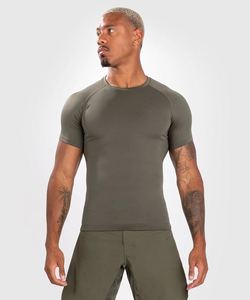 Men's New Short Sleeve <b>Compression</b> Rash Guard Shirt Tight Fit Athletic <b>Base</b> <b>Layer</b> for Gym Training Running Workout Anti-UV - Product Image 1