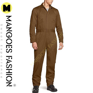 Men's Zip-Front Waterproof ANSI Class 1 Safety Coverall Stain Wrinkle Resistant Work Jumpsuit Cotton-Polyester-Silk Fabric Multi - Product Image 3