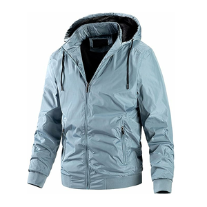 Respirant hommes coupe-vent veste confortable élégant léger Durable imperméable coupe-vent vestes - Product Image 3