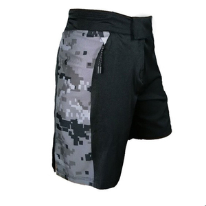 Shorts MMA unisexes à séchage rapide et extensibles, les plus vendus, avec impression de logo personnalisé, couleur unie sur le devant, pour le karaté de qualité, nouvelle arrivée - Product Image 1