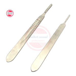 Sialkot-mango de acero inoxidable para bisturí, hoja afilada desmontable, Instrumentos dentales quirúrgicos, quirúrgicos, paquistaníes - Product Image 1