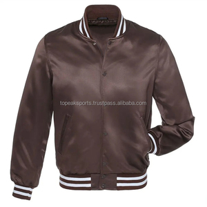 Chaqueta de Satén Color Granate para Hombre, Talla Grande, Modelo 2026 OEM, Más Vendida, 100% Alta Calidad, Precio al por Mayor, Resistente al Viento, Chaquetas de Moda de Invierno - Product Image 5