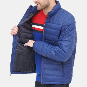 Doudoune épaisse réfléchissante personnalisée pour hommes Doudoune légère à capuche brillante pour homme - Product Image 2