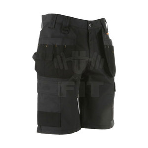 Customized Logo Workwear <b>Shorts</b> Breathable <b>Lightweight</b> 100% Polyester High Street Style Solid Pattern Online Sale - Product Image 2