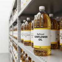 Huile de tournesol raffinée de qualité supérieure, de qualité alimentaire, 100% pure, en vrac, d'origine ukrainienne, à prix réduit