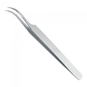 Pinzas de Acero Inoxidable Alemanas con Punta Curva para Extensión de Pestañas, Aplicación de Pestañas Postizas, Pinzas de Belleza para Pestañas - Product Image 6