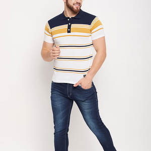 Suministro directo de fábrica Camiseta Polo de estilo más nuevo Camiseta Polo de hombre de color personalizado de alta calidad Venta caliente Camiseta Polo con apariencia de oficina - Product Image 5