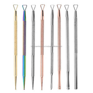 Lime à ongles professionnelle en acier inoxydable de style russe, double embout, double tête, pour éliminer les peaux mortes, outil de manucure et pédicure pour salon - Product Image 4
