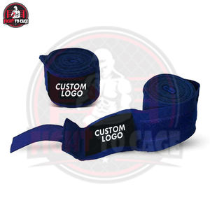 Bandes de boxe en coton durable, prix usine, fournisseur fiable, logo personnalisé, OEM/ODM, certifiées CE pour l'entraînement physique - Product Image 5