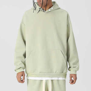 Survêtements personnalisés en coton pour hommes, pantalons de survêtement et sweat à capuche confortables unisexes et lourds pour la course à pied - Product Image 1