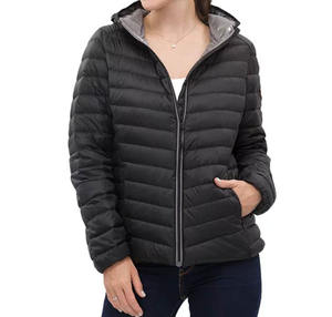 Meilleure vente Veste bouffante d'hiver en laine tricotée de haute qualité pour femmes personnalisée à l'avant dernière conception commandée teinte unie basse - Product Image 1