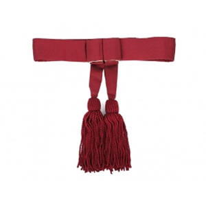 Ceintures et ceintures en gros uniforme ceinture ceinture ceinture rouge taille ceinture avec glands faits à la main - Product Image 3