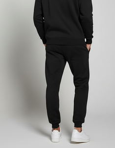 Chándal de Algodón Sólido de Invierno con Logotipo Personalizado |   Conjunto Deportivo Informal con Capucha y Pantalones Jogger de Forro Polar Antibacteriano y Transpirable para Hombre - Product Image 6