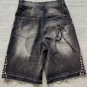 Nouveau design de shorts en jean pour hommes Meilleur prix Shorts en jean pour hommes pour adultes Streetwear Shorts en jean pour hommes - Product Image 2