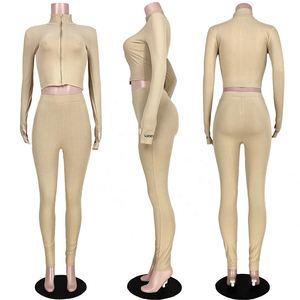 Ladies Tracksuit Femme Loungewear Sports Jogger Lucky Label Women Set Gym Wear Two Pcs Pants Outfits Yoga Women's Sets - Product Image 3