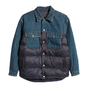 Veste en jean respirante pour hommes, vêtements décontractés d'hiver à la mode avec style de rue et motif de lettres en vente - Product Image 6