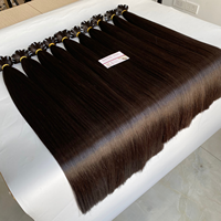 Extensions de cheveux vietnamiennes brutes vierges super doublement dessinées Faisceaux de cheveux brésiliens droits en armure de cheveux chinois couleur 1B